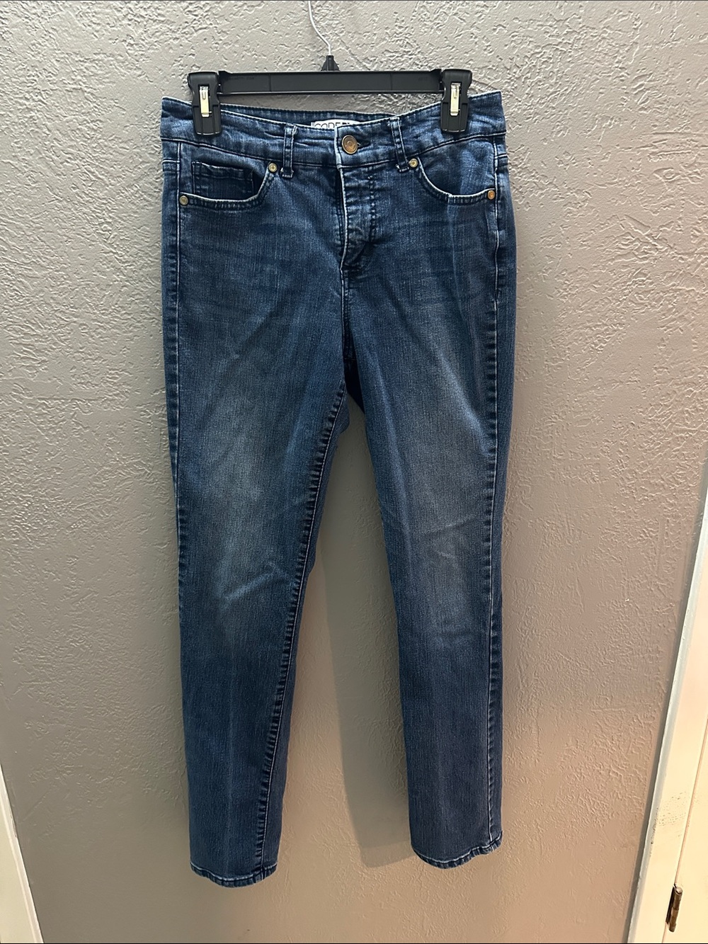 Code Bleu Women's Medium Dark Blue Skinny Jeans